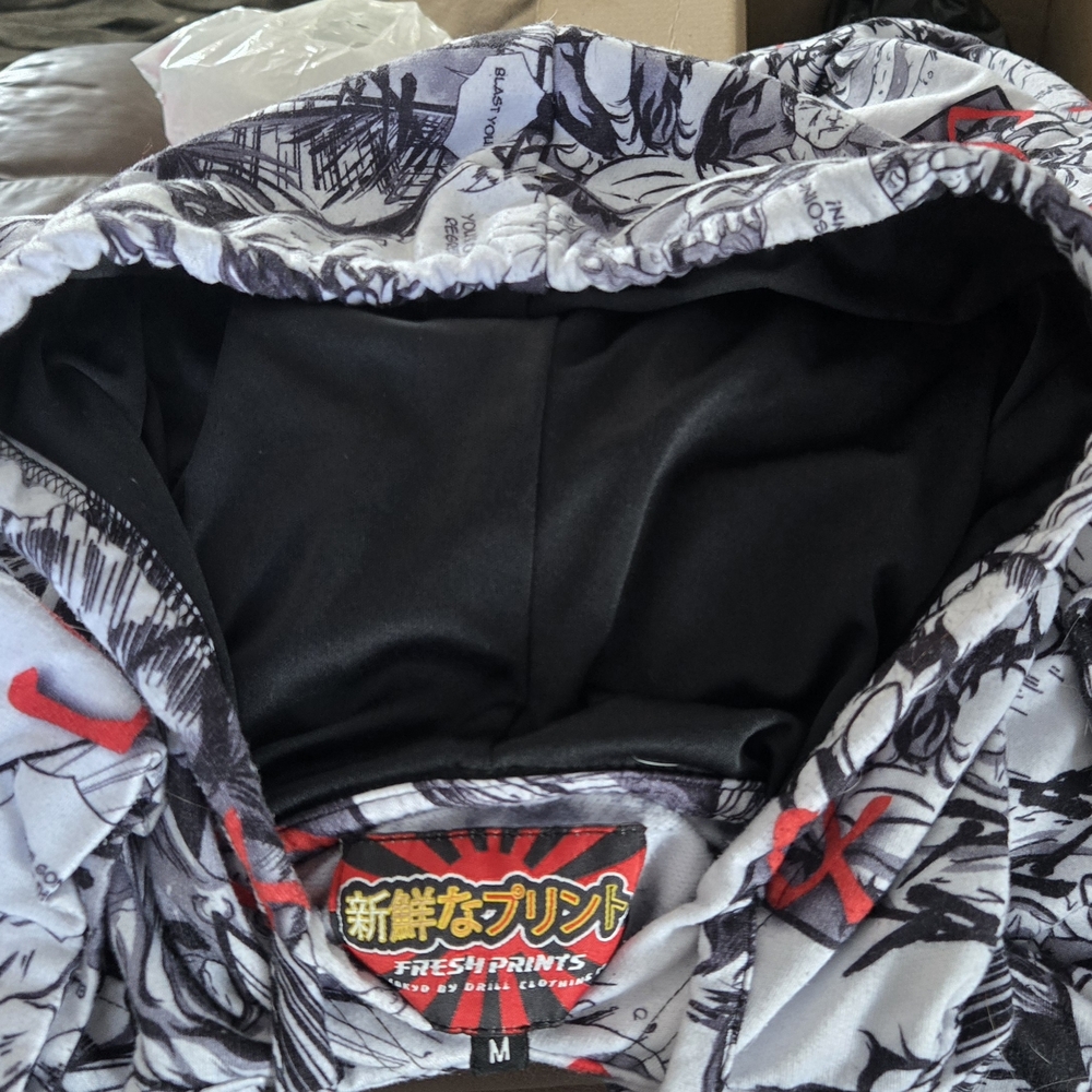 Black and Gray Hoodie